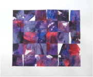 collage ohne titel - acryl auf papier