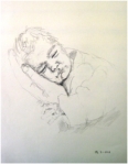 maximilian - grafit auf papier